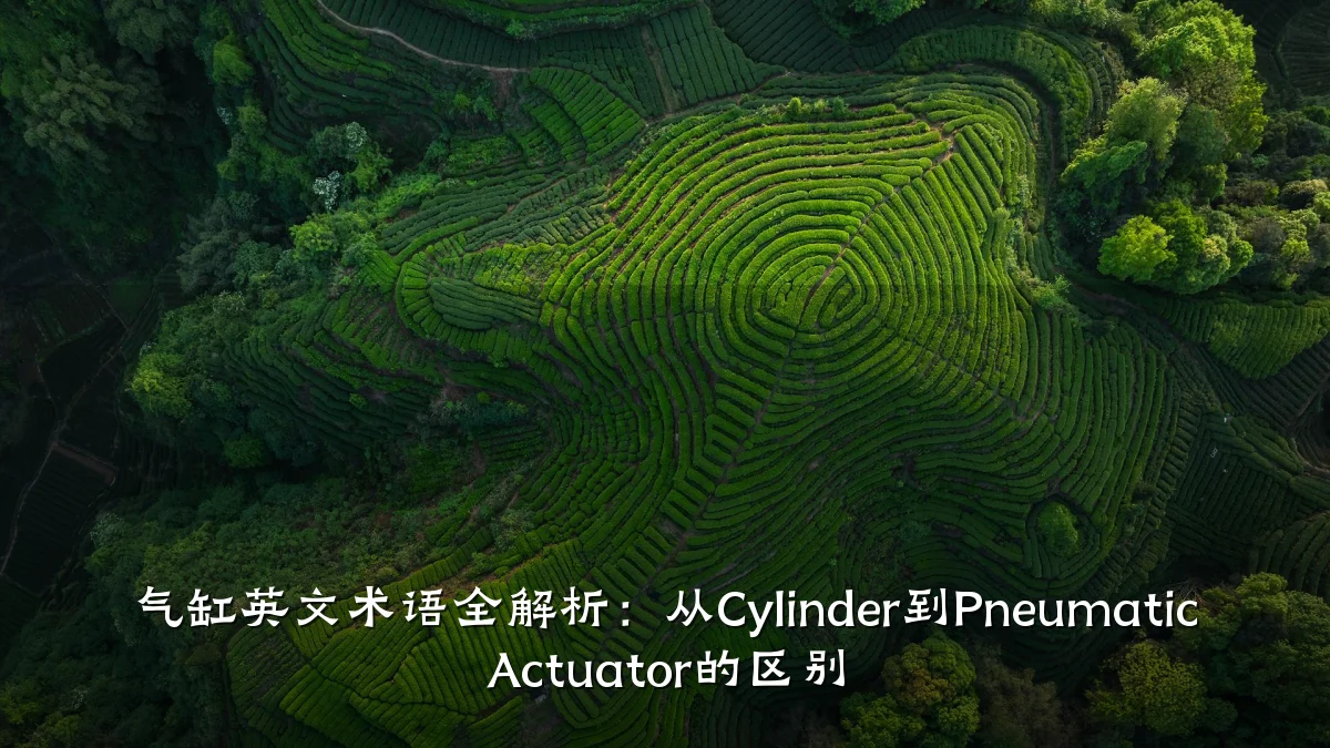 气缸英文术语全解析：从Cylinder到Pneumatic Actuator的区别