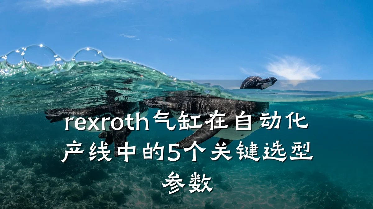 rexroth气缸在自动化产线中的5个关键选型参数