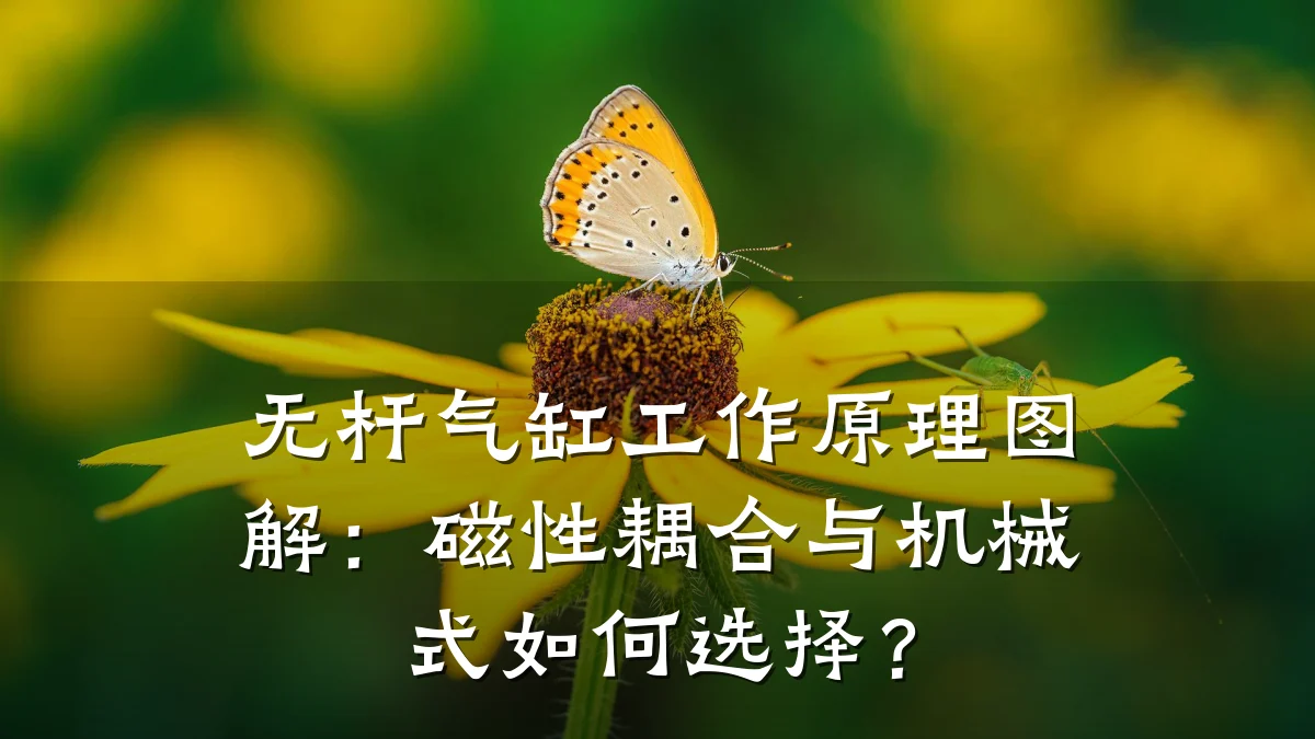 无杆气缸工作原理图解：磁性耦合与机械式如何选择？