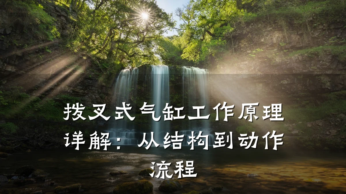 拨叉式气缸工作原理详解：从结构到动作流程