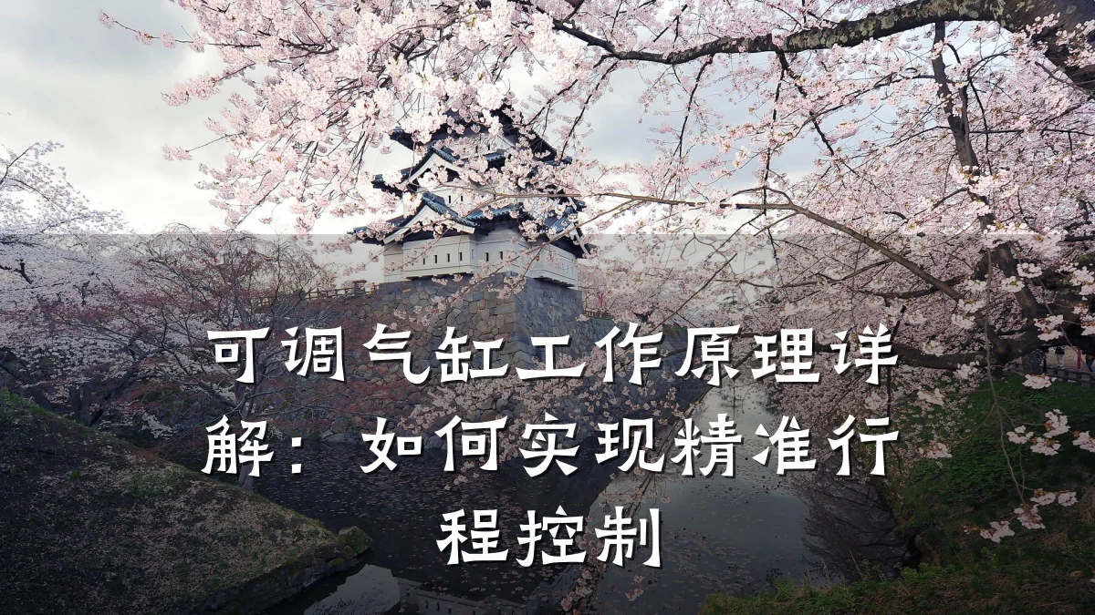 可调气缸工作原理详解：如何实现精准行程控制