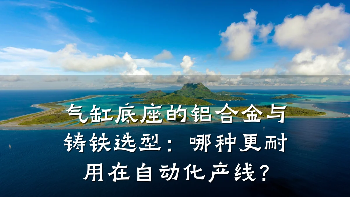 气缸底座的铝合金与铸铁选型：哪种更耐用在自动化产线？