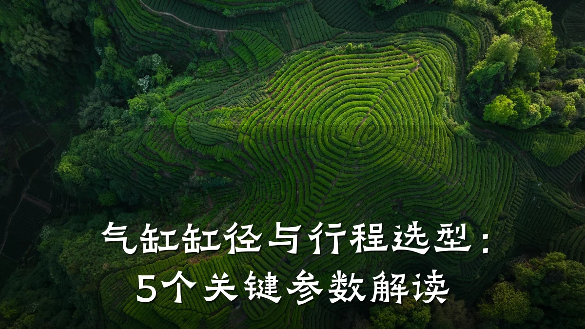 气缸缸径与行程选型：5个关键参数解读