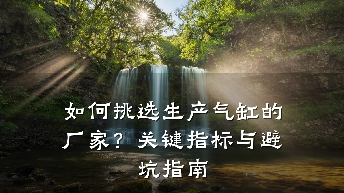 如何挑选生产气缸的厂家？关键指标与避坑指南