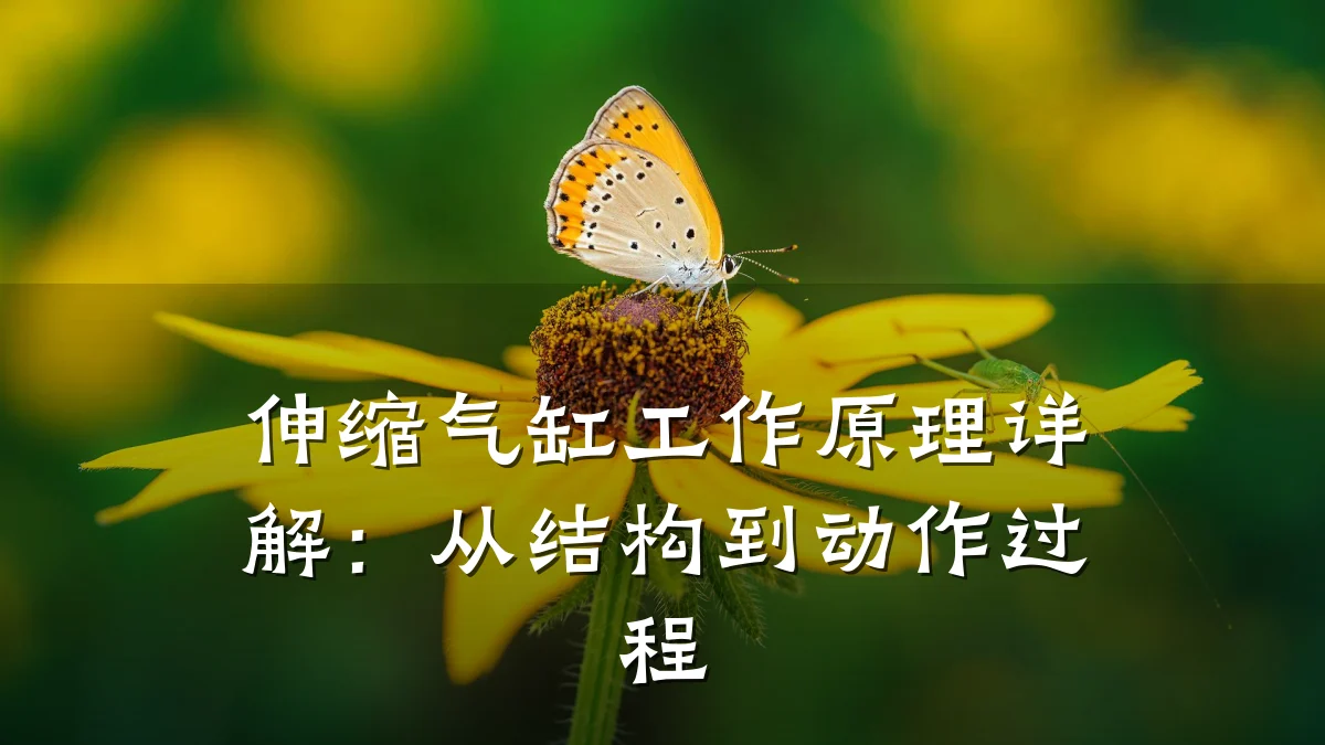 伸缩气缸工作原理详解:从结构到动作过程