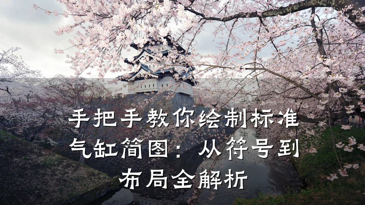 手把手教你绘制标准气缸简图：从符号到布局全解析