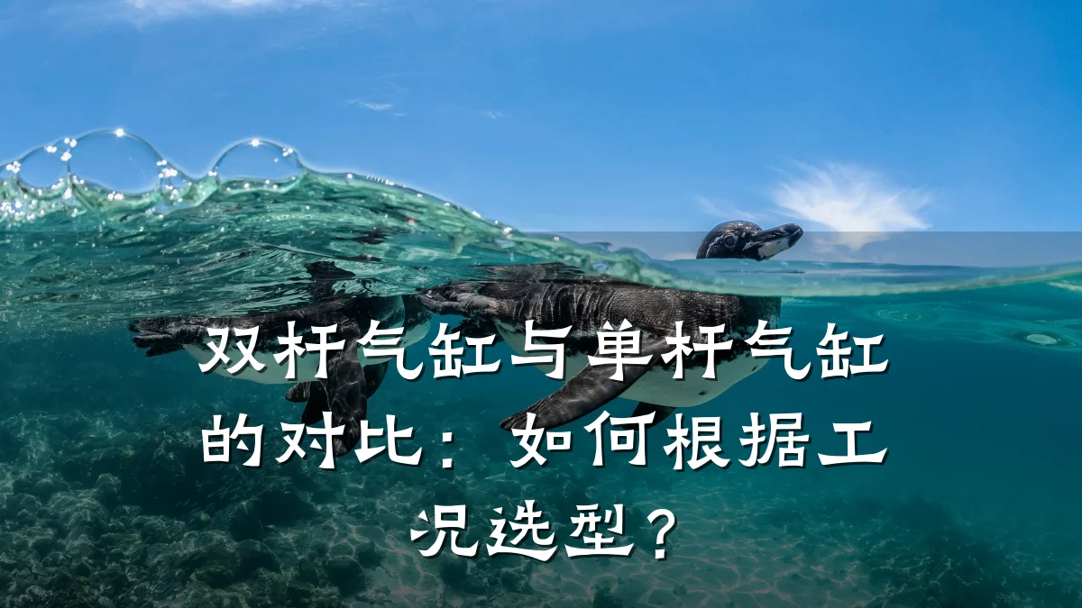 双杆气缸与单杆气缸的对比：如何根据工况选型？