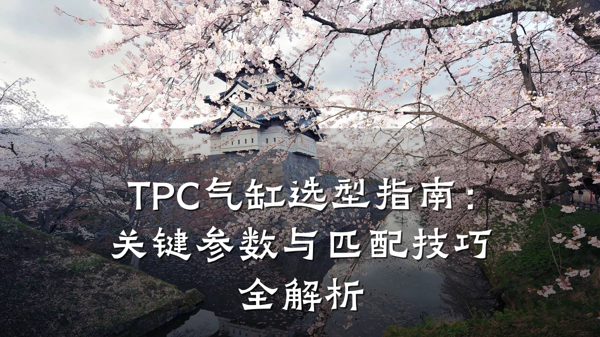 TPC气缸选型指南：关键参数与匹配技巧全解析