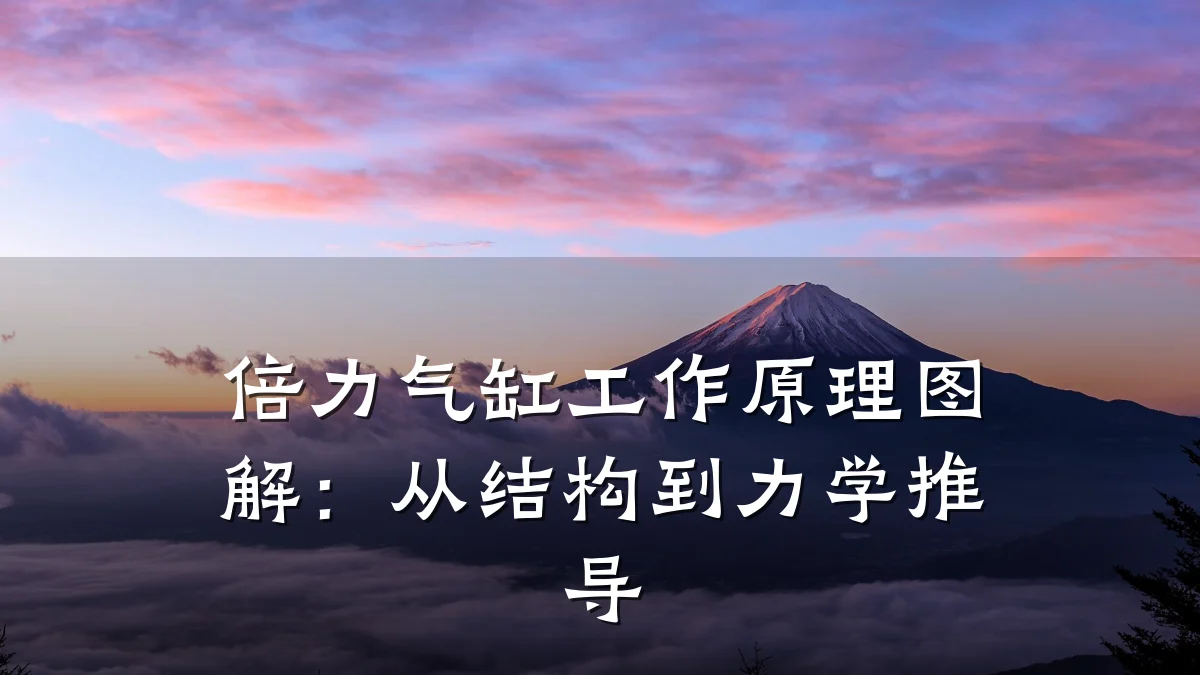 倍力气缸工作原理图解：从结构到力学推导