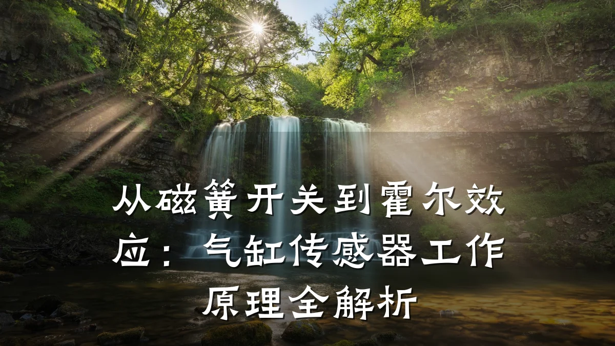 从磁簧开关到霍尔效应：气缸传感器工作原理全解析