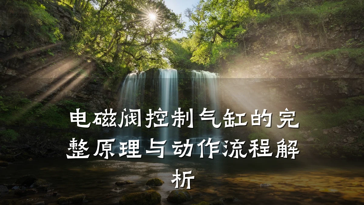 电磁阀控制气缸的完整原理与动作流程解析
