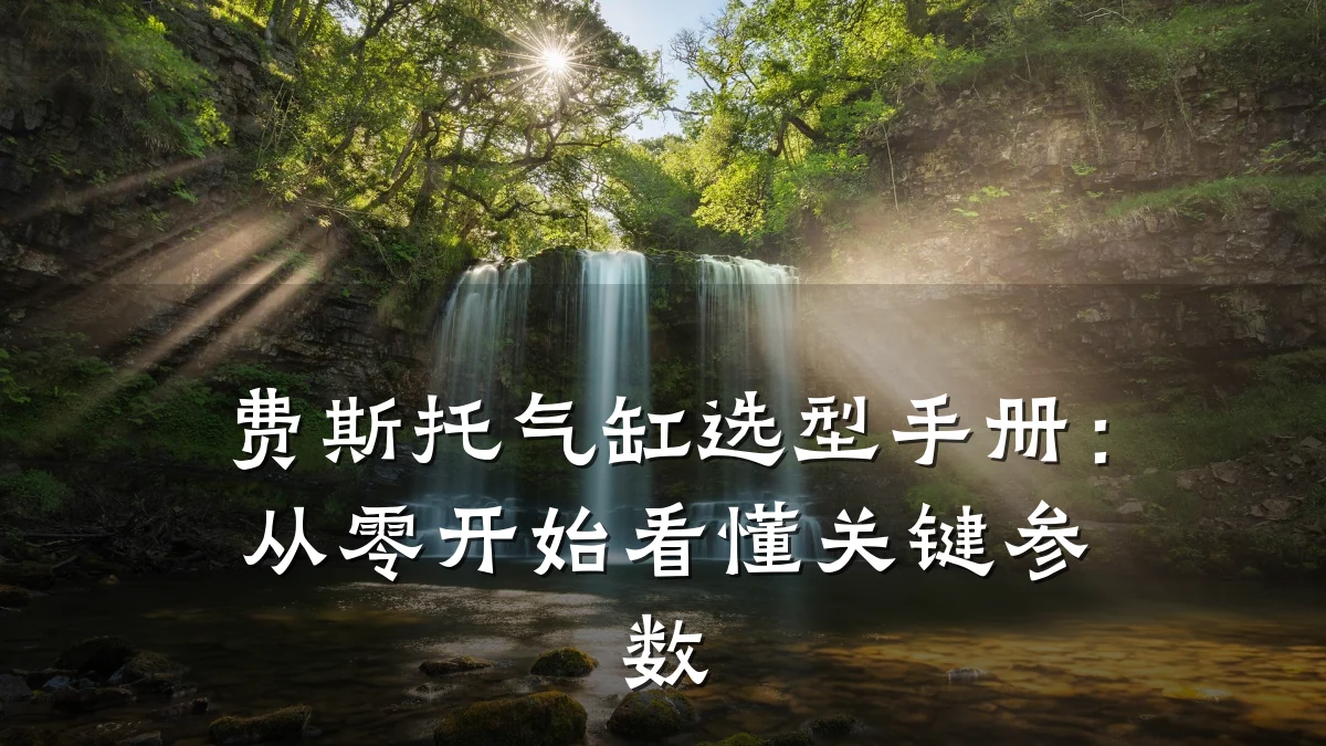 费斯托气缸选型手册：从零开始看懂关键参数