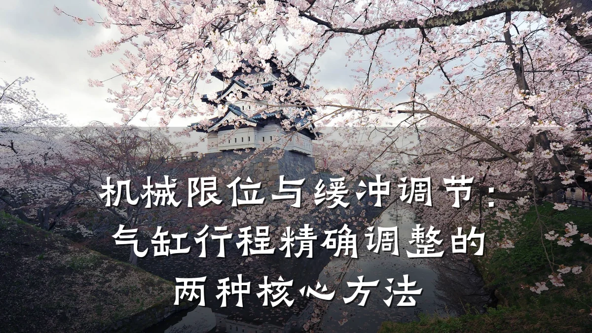 机械限位与缓冲调节：气缸行程精确调整的两种核心方法