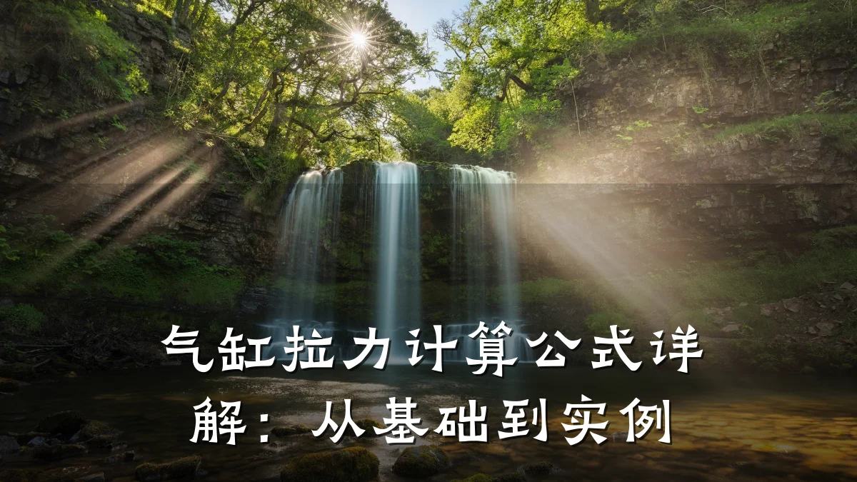 气缸拉力计算公式详解：从基础到实例