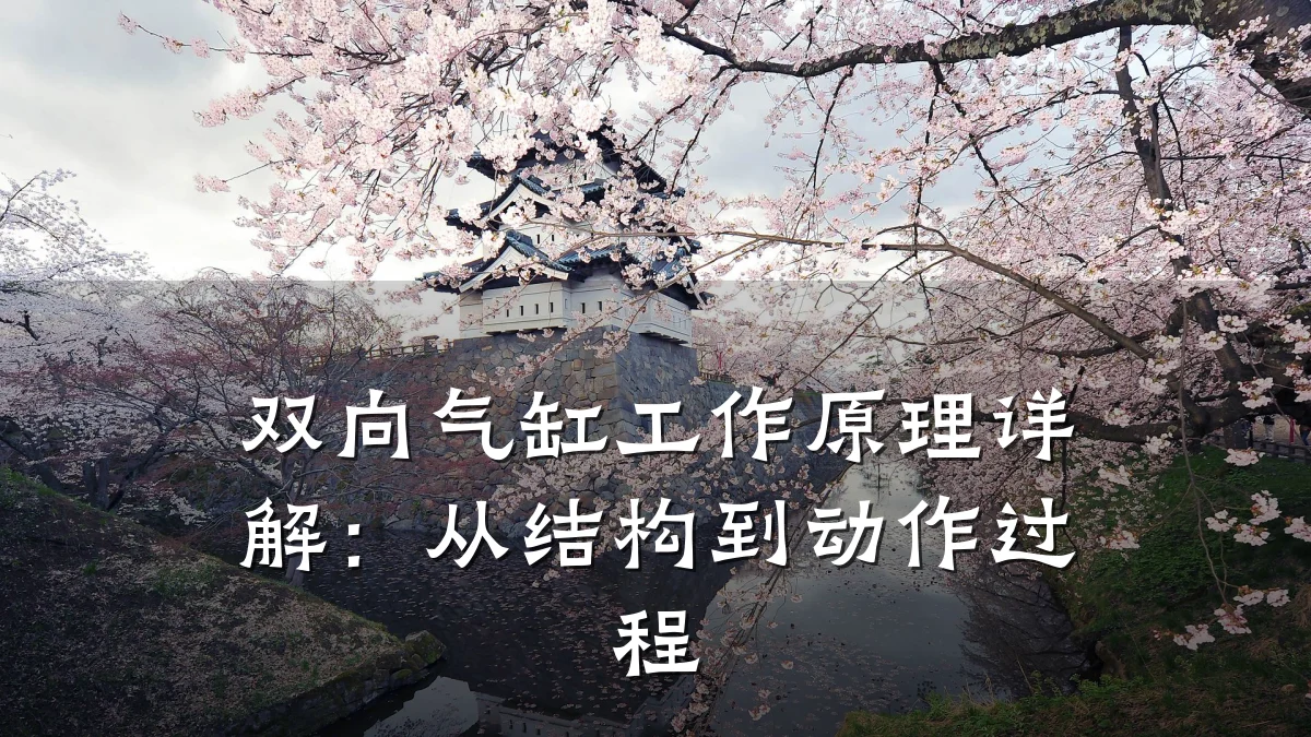 双向气缸工作原理详解：从结构到动作过程